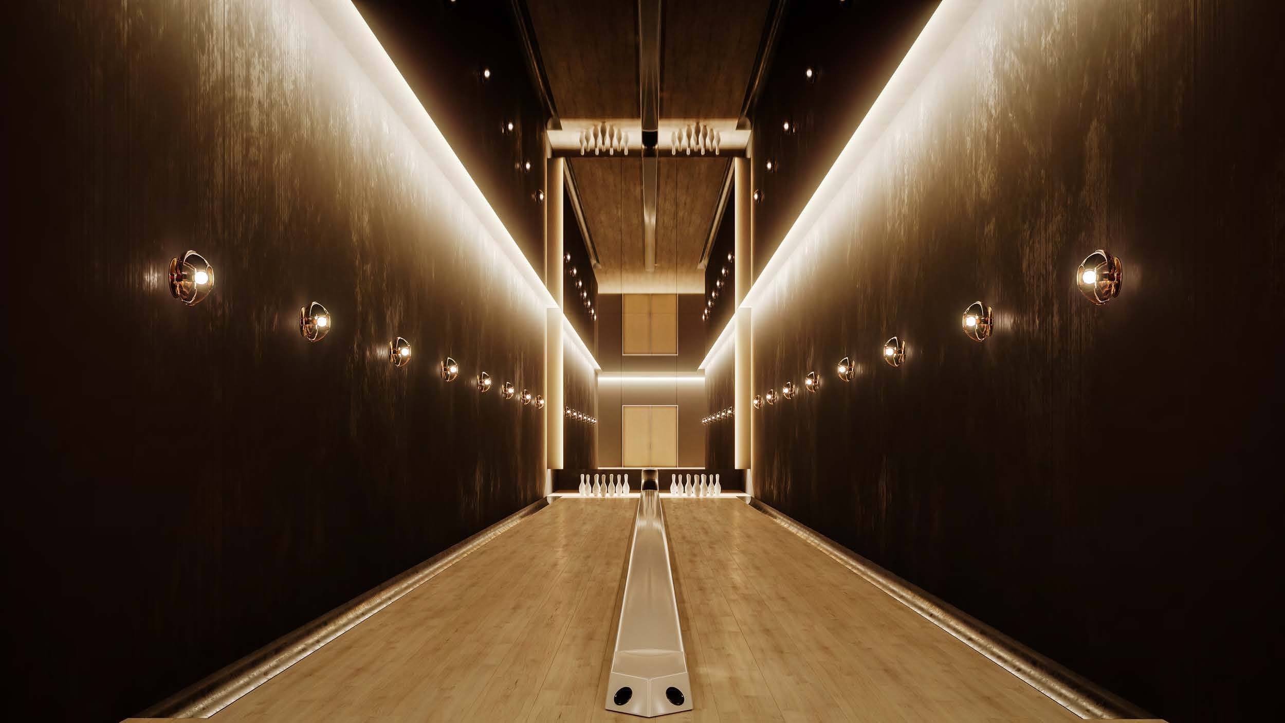 Private Bowling Alley for The Journal Residents