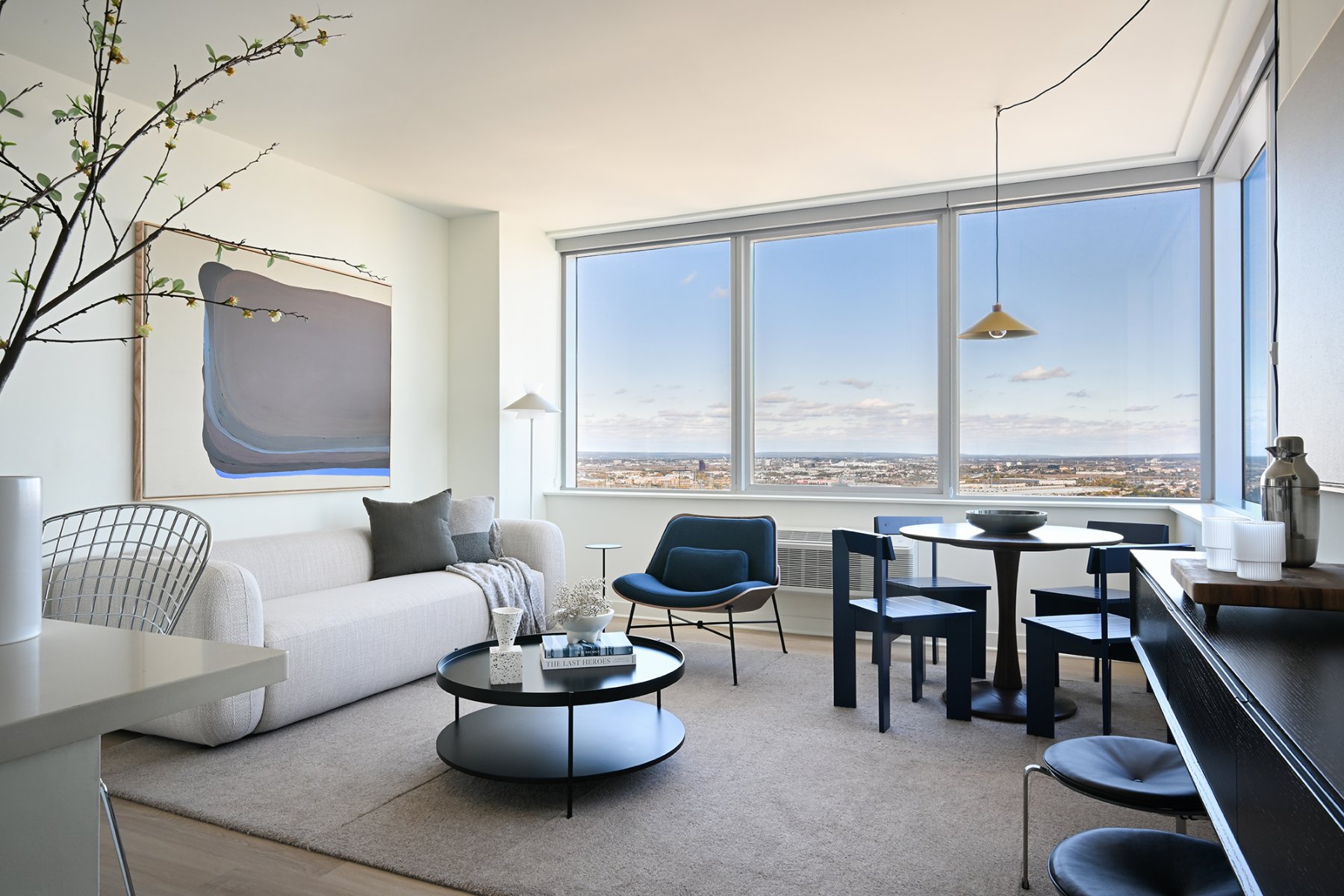 Art Installation in hallway inside The Journal